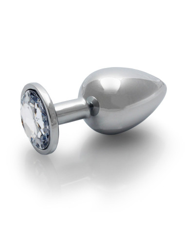 Round Gem Butt Plug - Medium