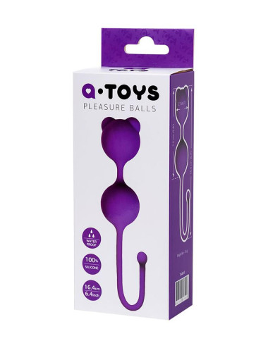 Pleasure balls A-Toys PURPLE
