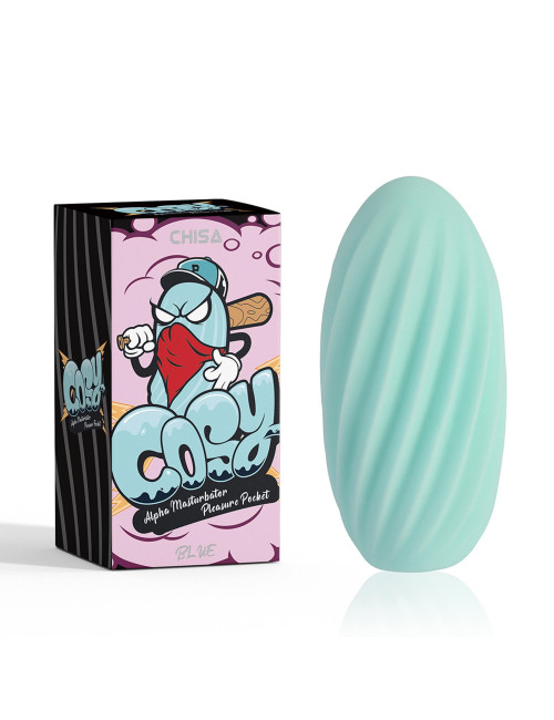 Alpha Masturbator Pleasure Pocket-Blue