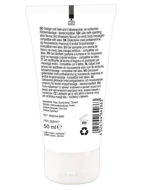 Lick it! Wine-Strawberry - Jadalny żel o smaku winogrono-truskawka 50 ml