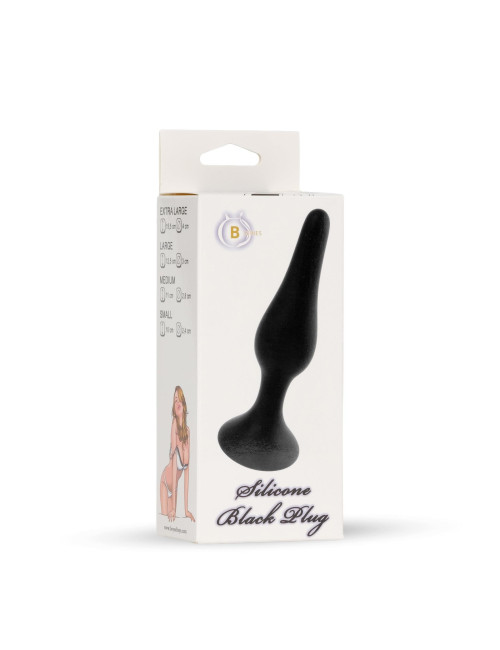 B - Series HeavyFun Czarny Plug Analny 12,5 cm