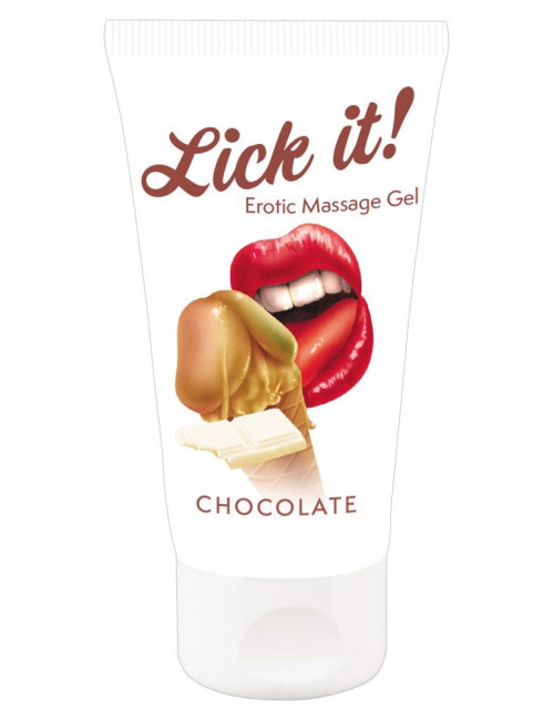 Lick It! Chocolate – Afrodyzjakowy żel smakowy 50 ml wegański