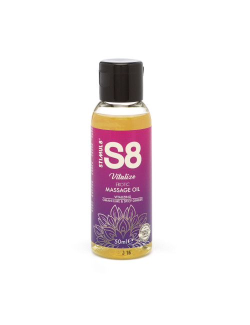 S8 Afrodyzjakowy Olej Do Masażu - Omani Lime & Spicy Ginger 50ml
