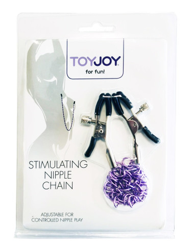 Stimulating Nipple Chain Metal