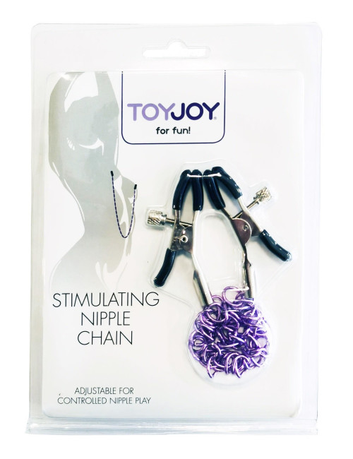 Metalowy łańcuszek stymulujący do sutków ToyJoy