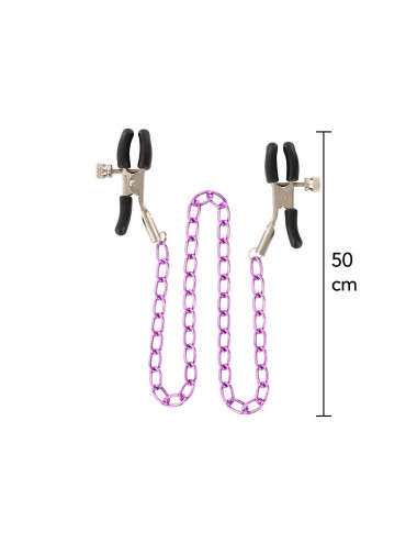 Stimulating Nipple Chain Metal