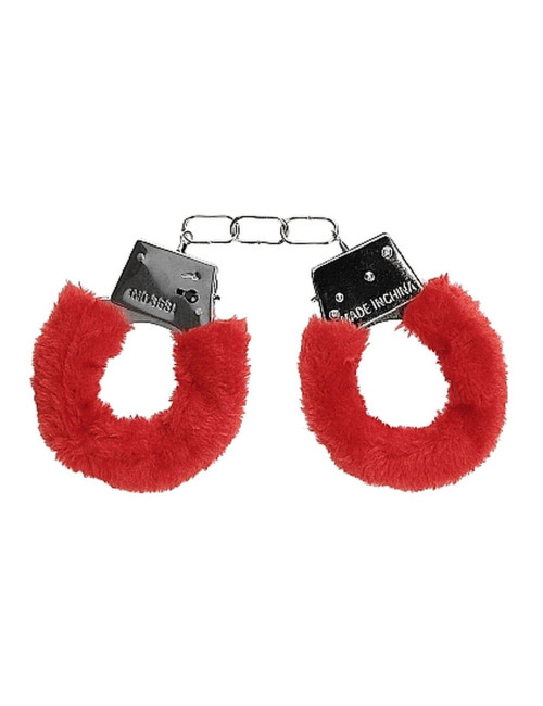 Beginners Handcuffs Furry - Red