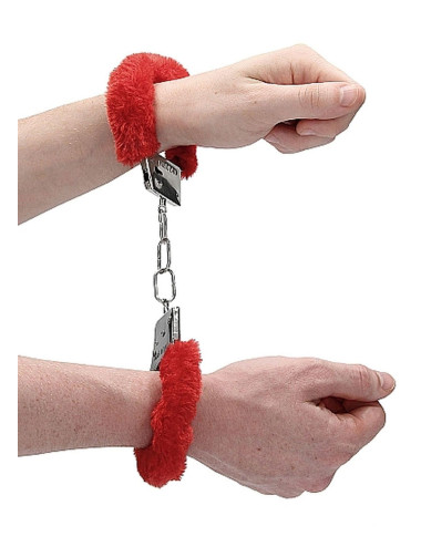 Beginners Handcuffs Furry - Red