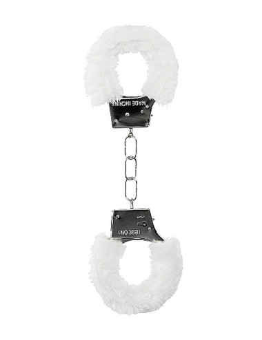 Beginners Handcuffs Furry - White