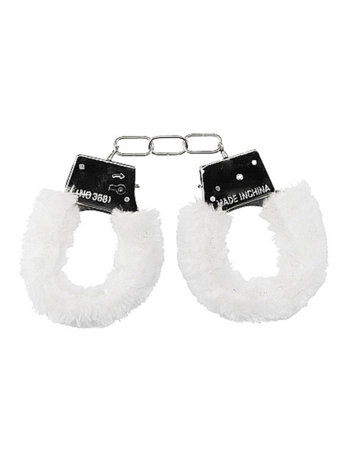Beginners Handcuffs Furry - White