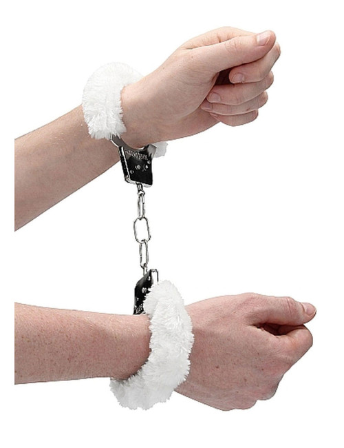 Beginners Handcuffs Furry - White