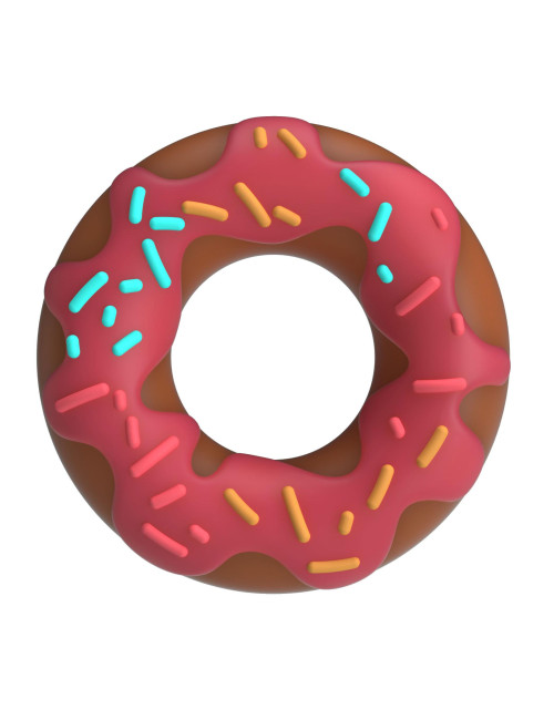 Pretty Love Berry Super Donut Silicone Cock Ring