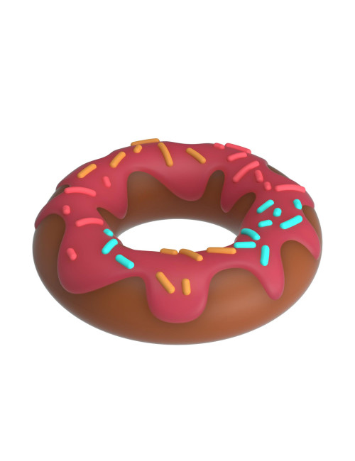 Pretty Love Berry Super Donut Silicone Cock Ring