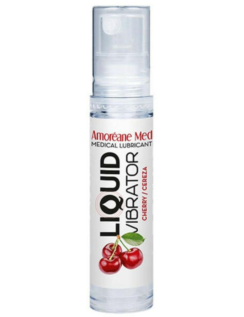 Amoreane Liquid Vibrator Cherry - Żel mrowiący o smaku wiśni 10ml