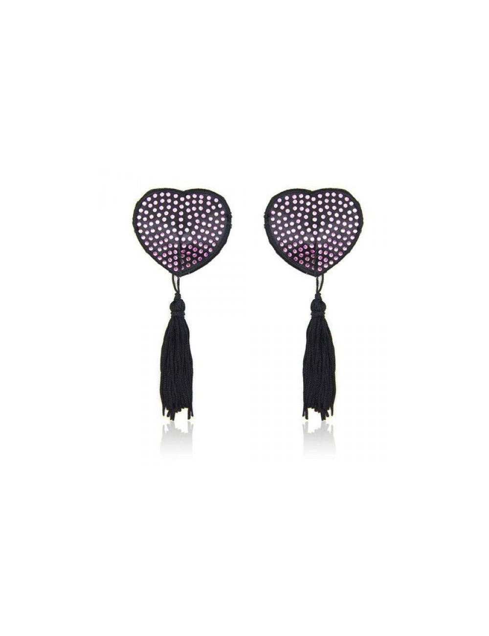 Toyz4lovers Ozdoby na Sutki Heart Shine Tassels - Różowe