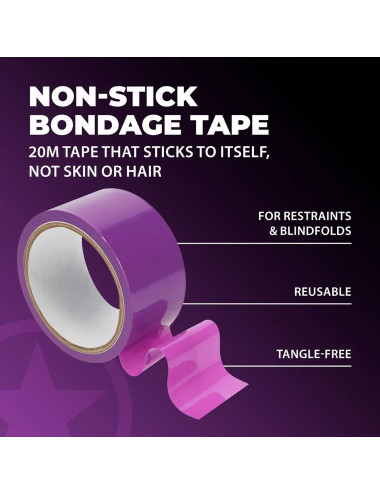 PVC Non-Stick Tape - 20 m - Purple