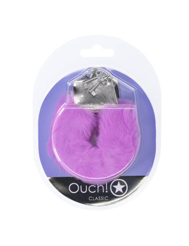 Classic Fluffy Handcuffs - Purple
