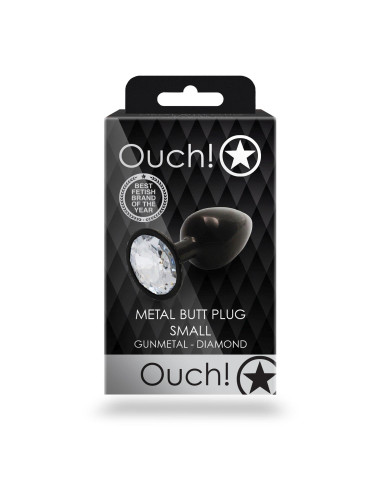 Round Gem Butt Plug - Small