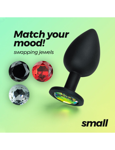 CRUSHIOUS CAMILEO SMALL ANAL PLUG WITH 4 INTERCHANGEABLE JEWELS
