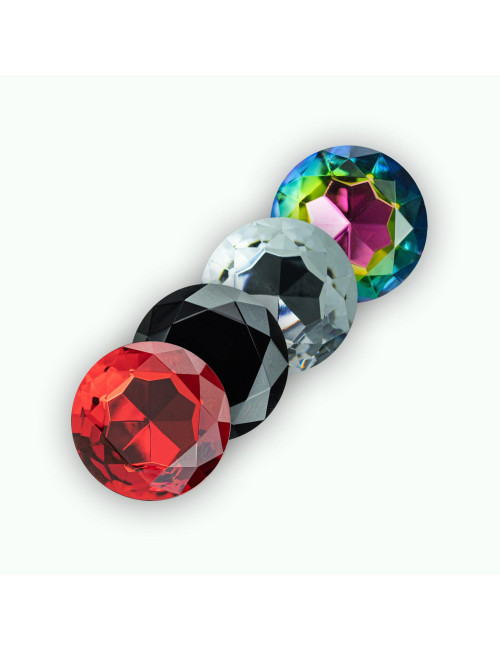 CRUSHIOUS CAMILEO SMALL ANAL PLUG WITH 4 INTERCHANGEABLE JEWELS