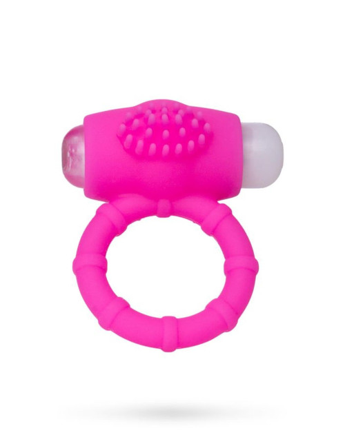 A-Toys Penis VibroRing Silikonowy Pierścień Wibracyjny Różowy