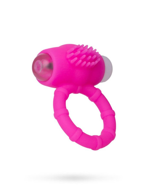 A-Toys Penis VibroRing Silikonowy Pierścień Wibracyjny Różowy