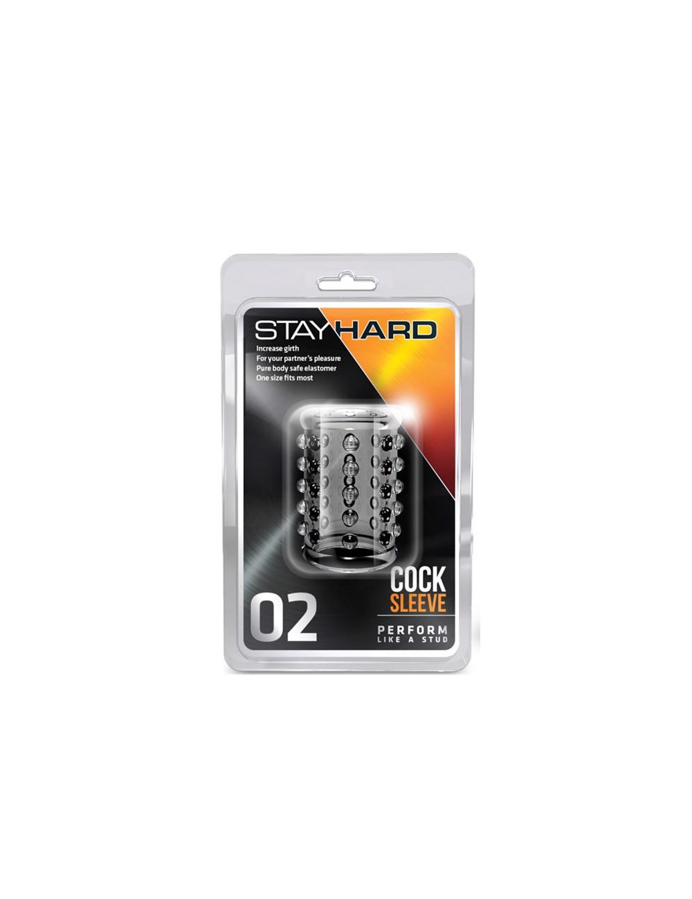 STAY HARD COCK SLEEVE 02 CLEAR