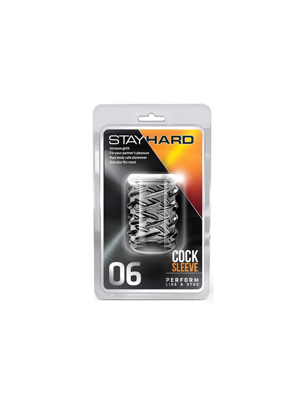 STAY HARD COCK SLEEVE 06 CLEAR