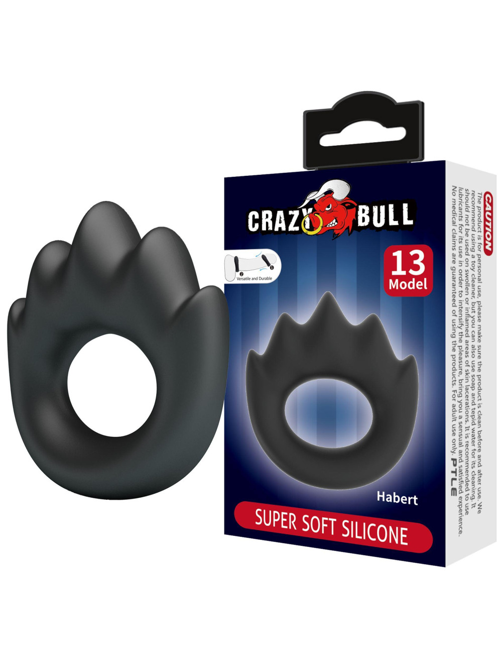 Crazy Bull Habert Super Miękki Wibrator Wodoodporny