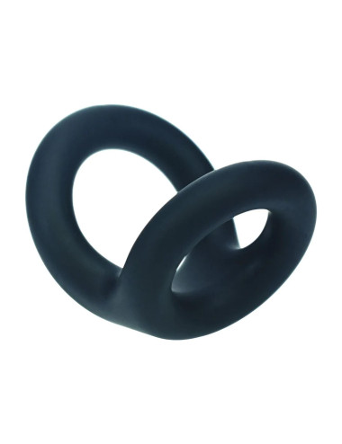 Double O Silicone Cockring - S - Black