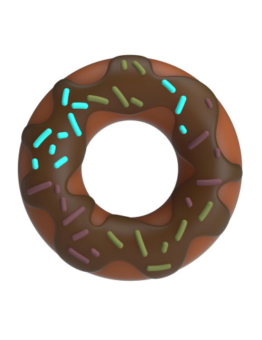 Pretty Love Choco Super Donut Silicone Cock Ring