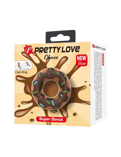 Pretty Love Choco Super Donut Silikonowy Pierścień