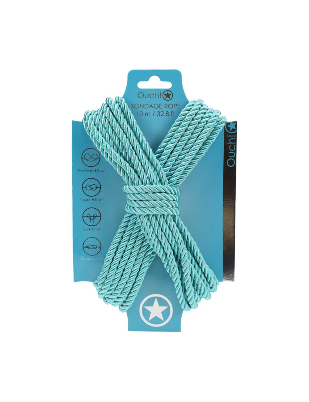 Polyester Bondage Rope - 32.8 ft / 10 m - Blue
