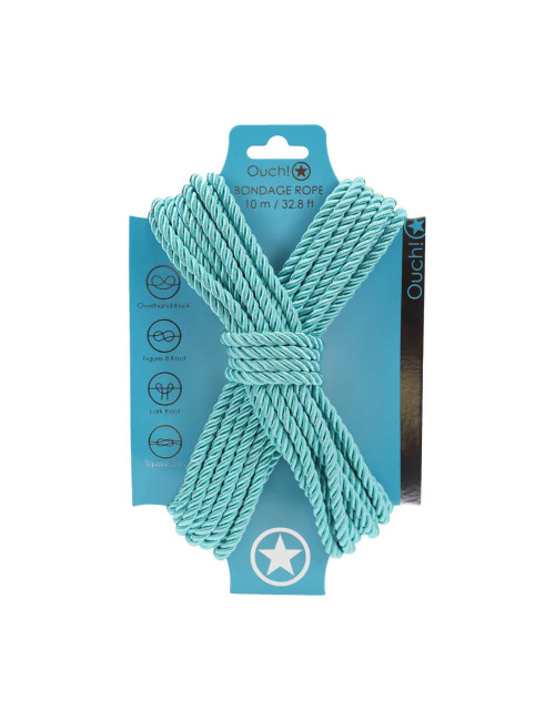 Polyester Bondage Rope - 32.8 ft / 10 m - Blue