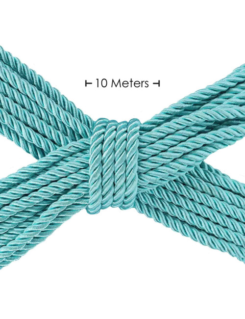 Polyester Bondage Rope - 32.8 ft / 10 m - Blue