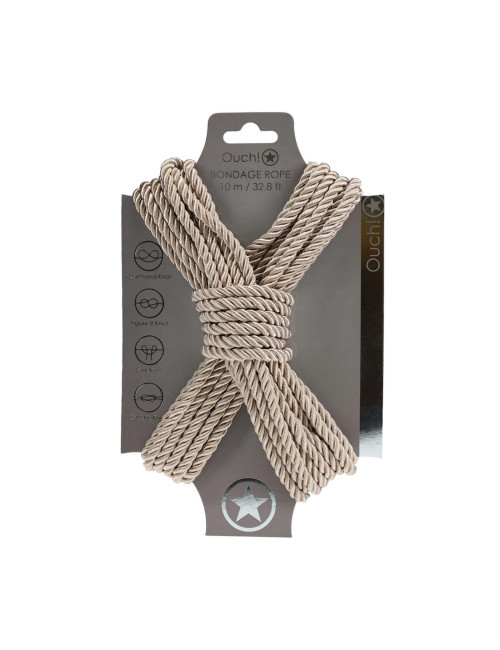Polyester Bondage Rope - 32.8 ft / 10 m - Gold