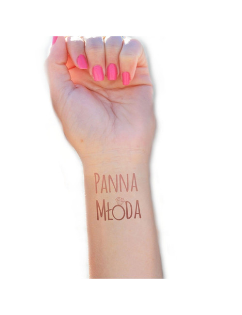 PropaGanda Rose Gold Tatuaże na Wieczór Panieński 12 szt.
