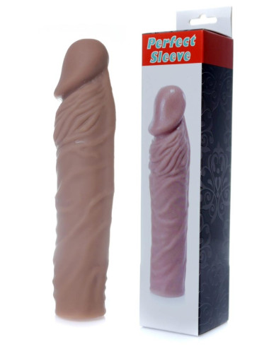 Stymulator-Perfect Sleeve Mulatto - extends 4 cm
