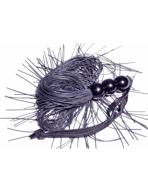 Silicone Whip Black 10 - Fetish B - Series