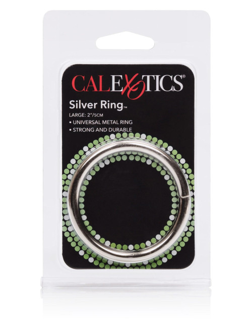Calexotics Silver Ring Large - Pierścień ze stali nierdzewnej