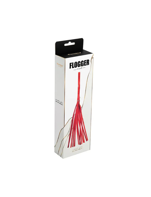 Czerwony Flogger BDSM do Zabaw Eroticnych Fantasy