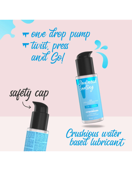 Crushious Cooling Effect Lubricant 50 ml – Żel Chłodzący