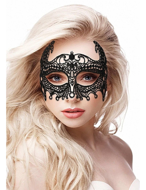 Ouch! Empress Black Lace Mask - Koronkowa Maska Czarna