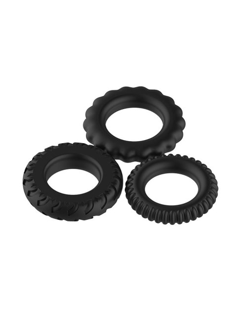 Baile Titan Three Rings - Pierścień Erektcyjny z 3 Otworami