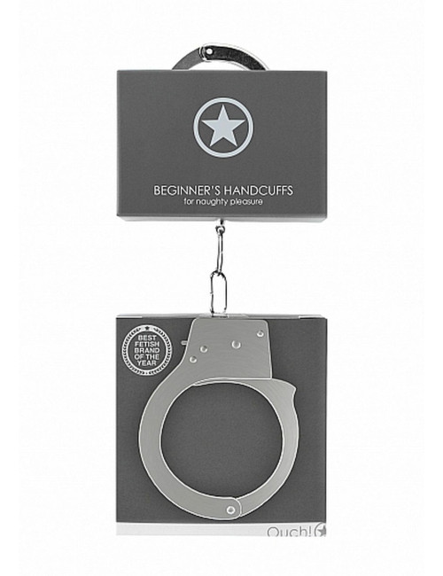 Ouch! Metalowe Kajdanki dla Początkujących Beginners Handcuffs