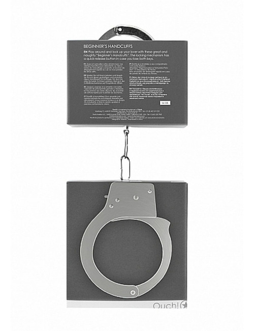 Ouch! Metalowe Kajdanki dla Początkujących Beginners Handcuffs