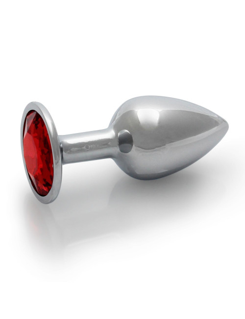Ouch! Round Gem Butt Plug Small - Korki Analny z Kryształem
