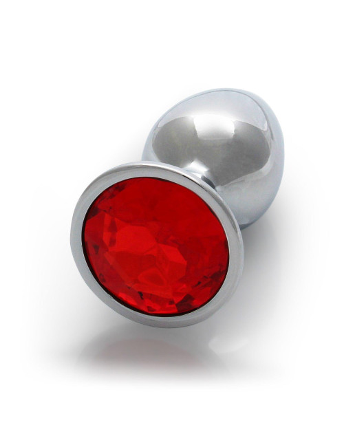 Ouch! Round Gem Butt Plug Small - Korki Analny z Kryształem