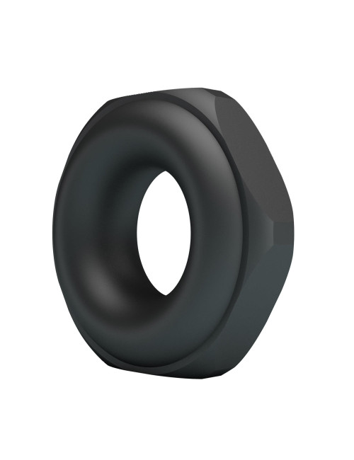 Crazy Bull Jarvius Super Soft Silicone Cock Ring - Black