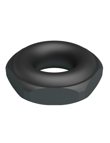 Crazy Bull Jarvius Super Soft Silicone Cock Ring – Black